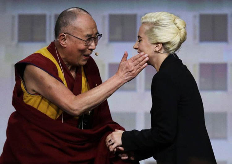 dalai lama and lady gaga