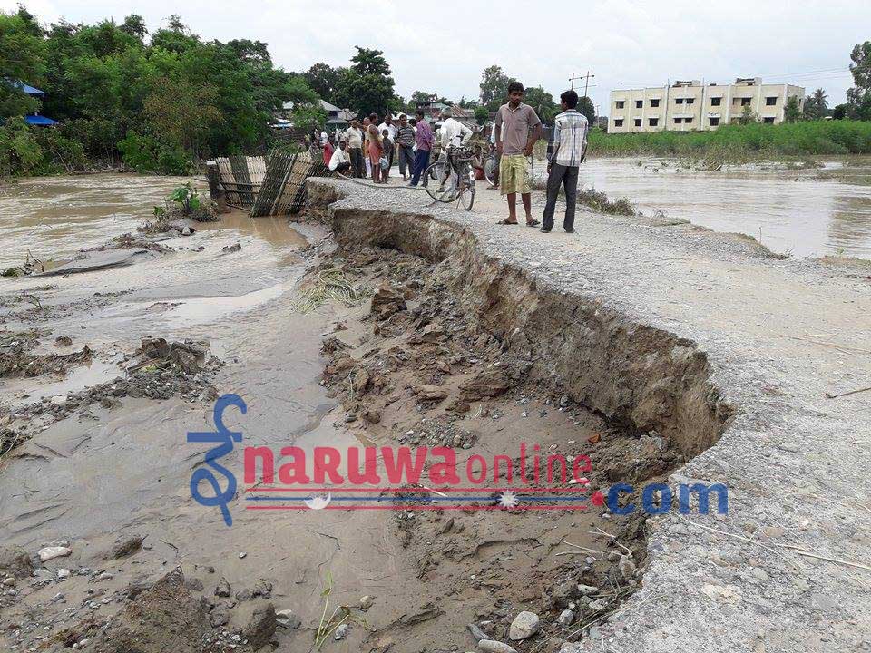 bhutaha pul badhi pidit sunsari sadak