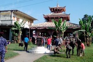 इनरुवा तथा ववियाको भगवति मन्दिर सरसफाई